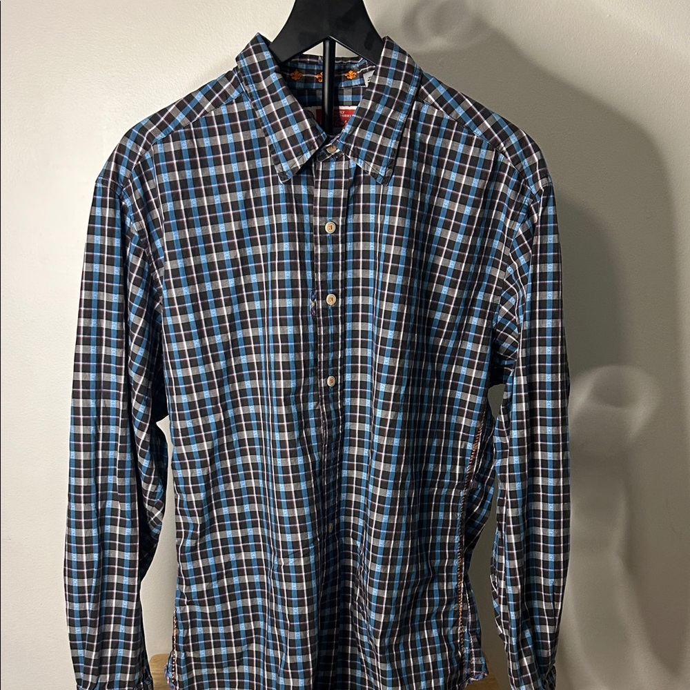Robert Graham Multicolor Plaid Button-Down Shirt